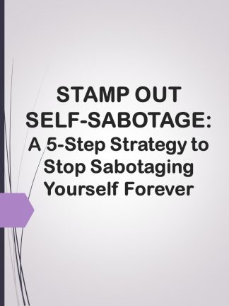 Stop-Self Sabotage Free Lesson Cover