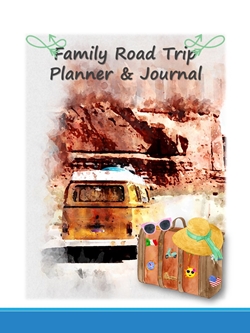 Family Road Trip Planner and Journal Printable Cover